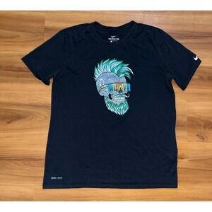 Mens Nike Mohawk Sunglasses Graphic Dri Fit Athletic T-Shirt